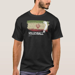Volleyball Iran Flag Girls Volleyball Women 1 T-Shirt