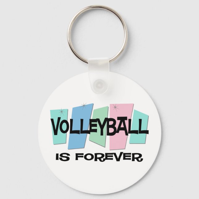 Volleyball Is Forever Keychain (Front)