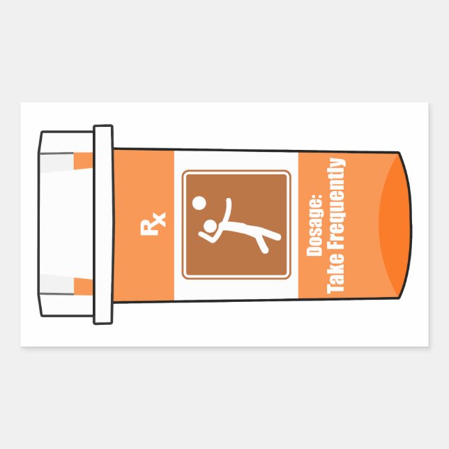 Volleyball Is My Drug Sticker (Front)