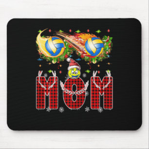 Volleyball Is My Valentines Funny Xmas Volleyball Mouse Pad