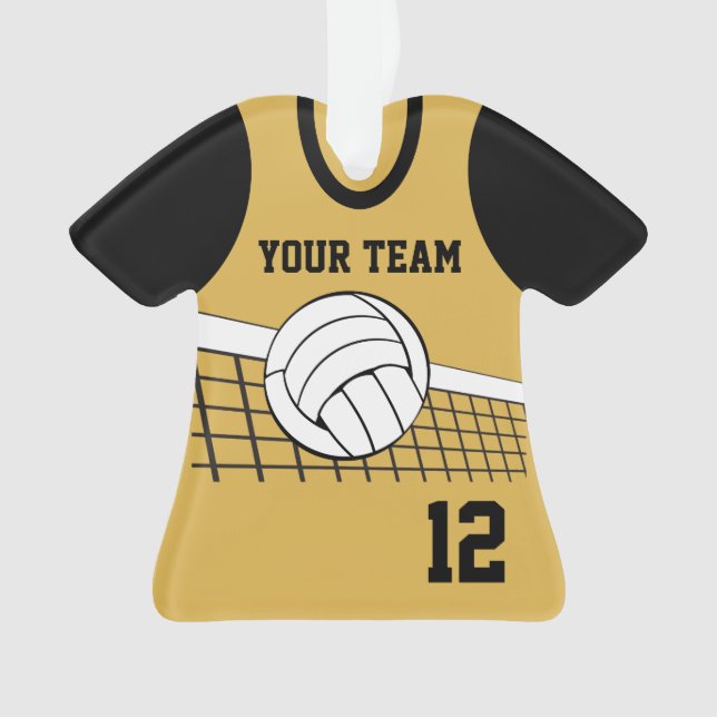 Volleyball Jersey with Photo and Colour Option Ornament (Front)