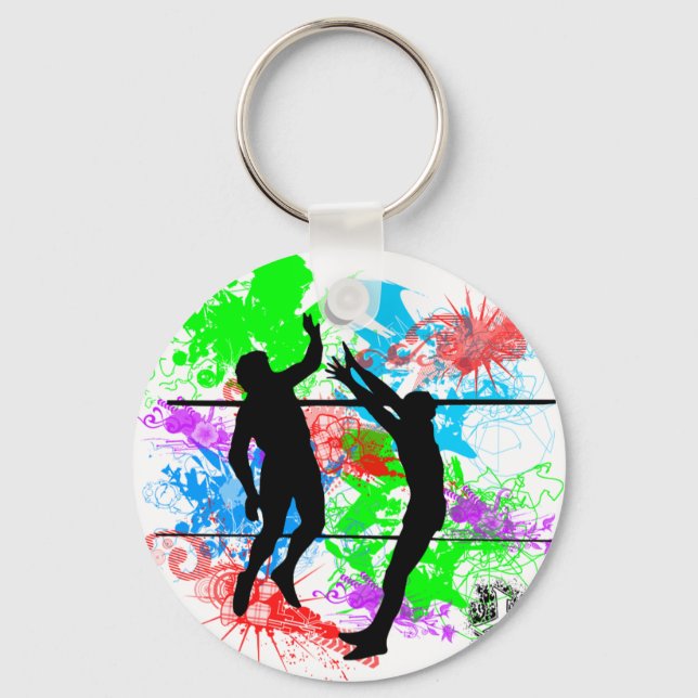 Volleyball Keychain (Front)