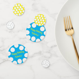 Volleyball Kids Birthday Party Sports Confetti