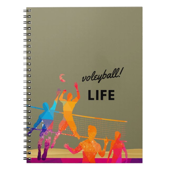 Volleyball Laife Notebook (Front)