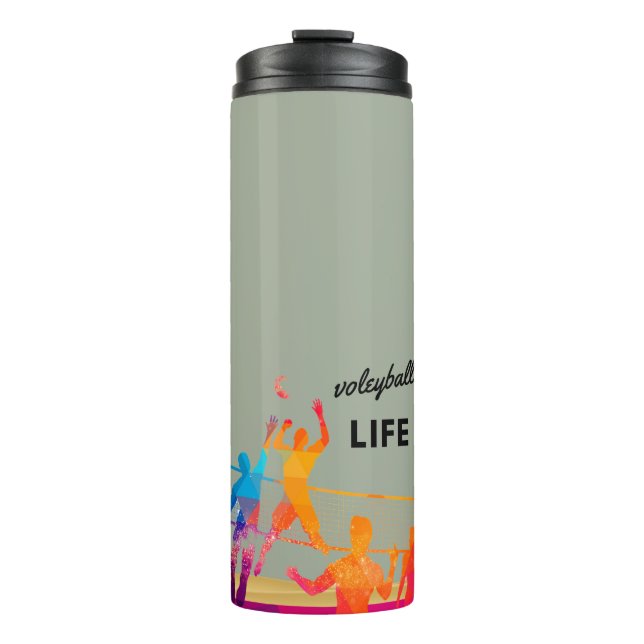 Volleyball Laife Thermal Tumbler (Front)