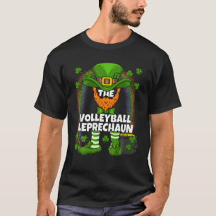 Volleyball Leprechaun Family Matching St Patricks T-Shirt