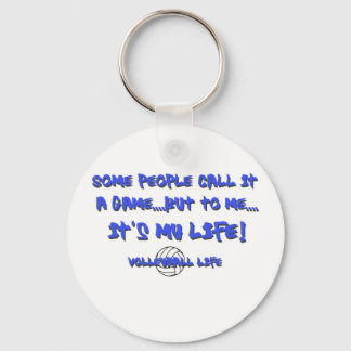 Volleyball Life Keychain
