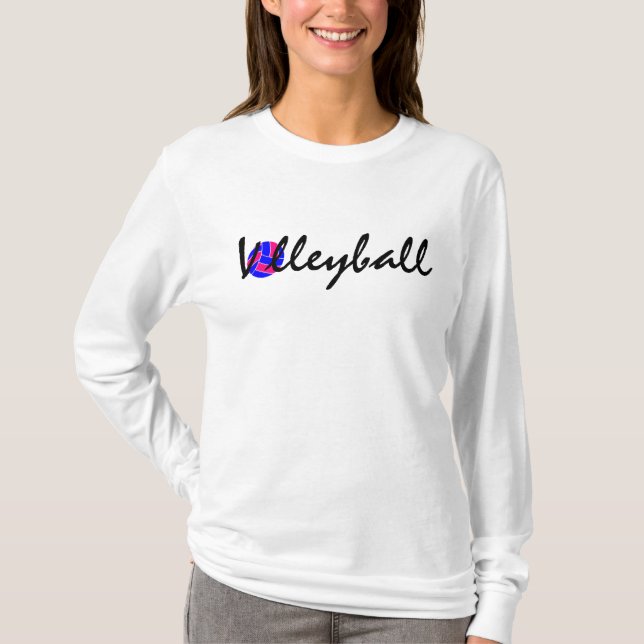 Volleyball logo T-shirt [CUSTOMIZE IT!] (Front)