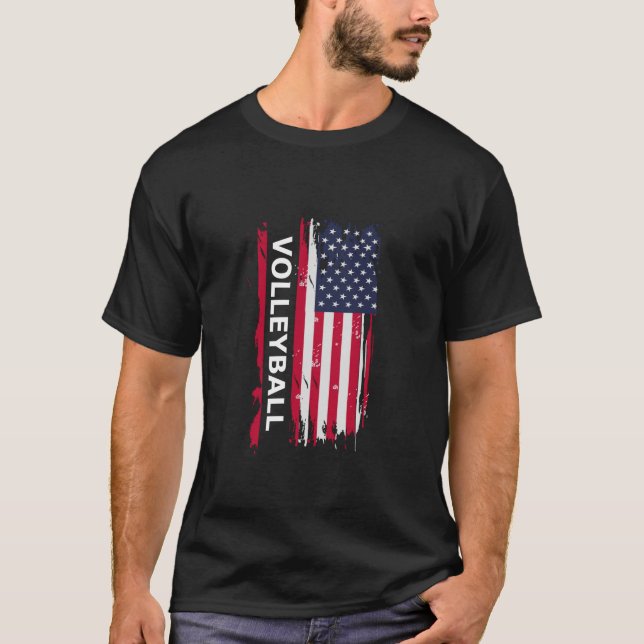 Volleyball Long Sleeve T Shirt (Front)