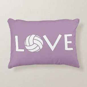 Volleyball Love Decorative Pillow