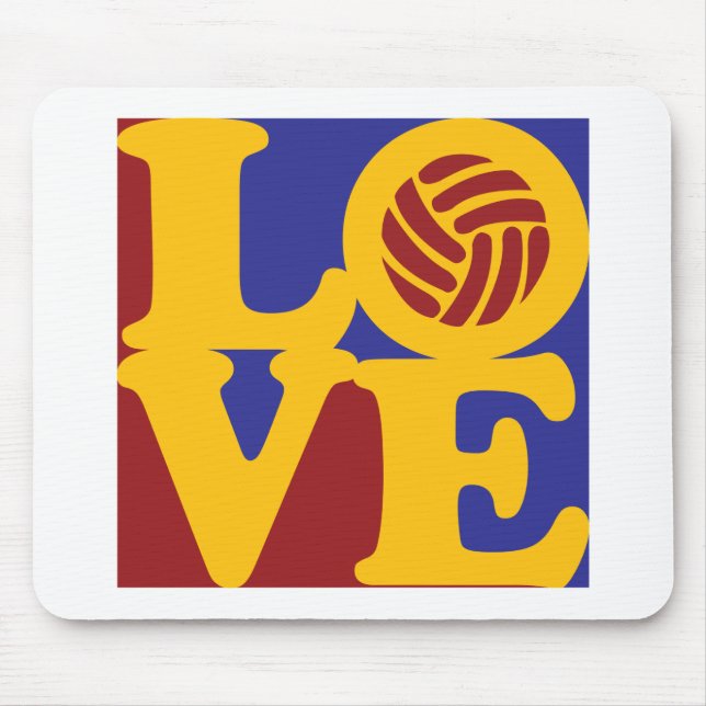 Volleyball Love Mouse Pad (Front)
