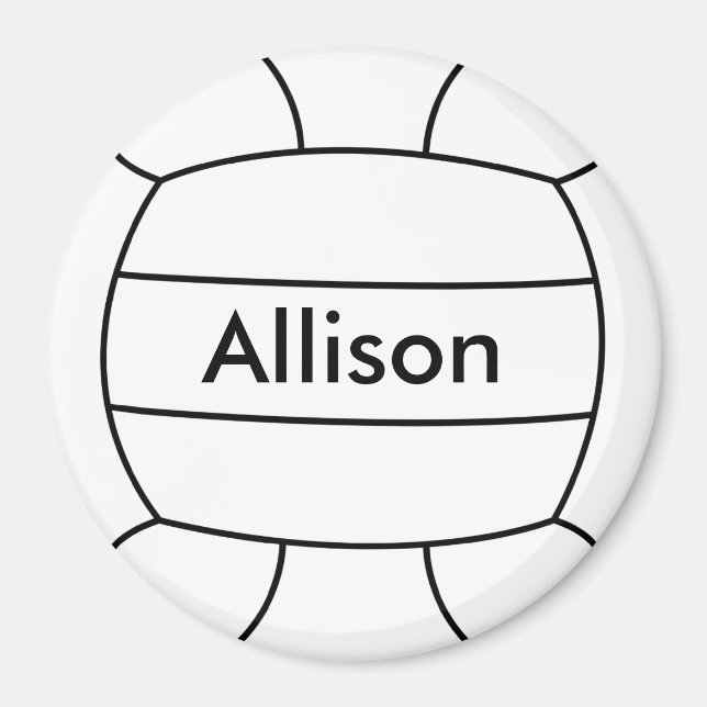 Volleyball Magnet (Front)