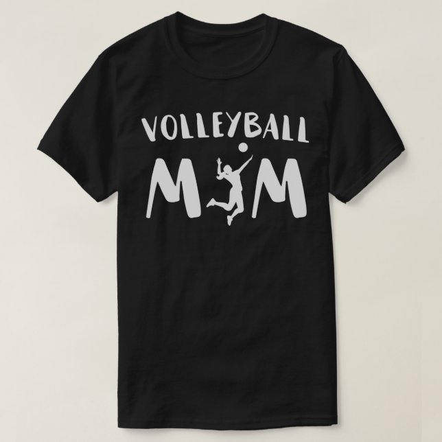 Volleyball Mom 12 T-Shirt (Design Front)