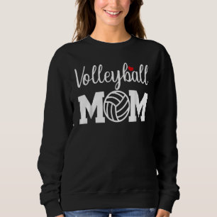 Volleyball Mom Coach Team Ball Mom Mother Cute Sweatshirt
