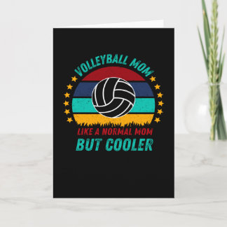 Volleyball Mom  - Cool Mothers Day Gift Card