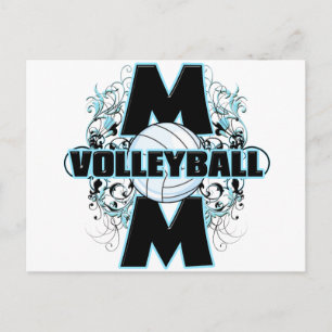 Volleyball Mom (cross).png Postcard