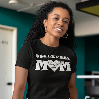 Volleyball Mom Custom Player Name and Number Sport T-Shirt
