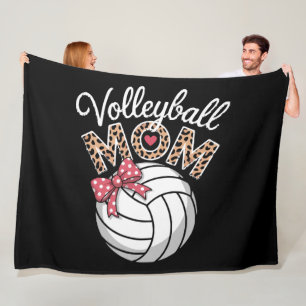 Volleyball Mom Fleece Blanket