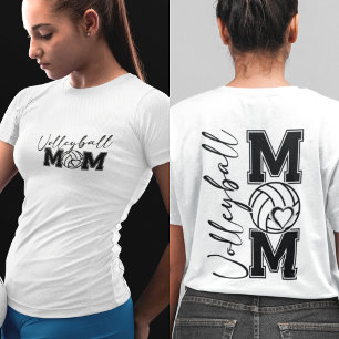 Volleyball Mom Front and Back Spirit Shirt