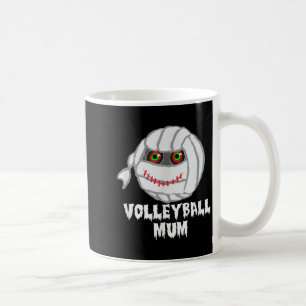 Volleyball Mom Funny Mummy Halloween Coffee Mug