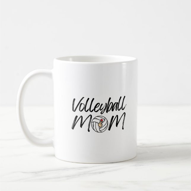 Volleyball Mom Game Day Volleyball Lover Coffee Mug (Left)