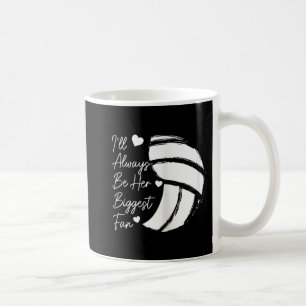 Volleyball Mom Her Biggest Fan Volleyball Daughter Coffee Mug