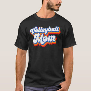 Volleyball Mom Leopard Ball Mom Mother's Day Voll T-Shirt