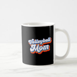 Volleyball Mom Leopard Fun Ball Mom Mother's Day 0 Coffee Mug