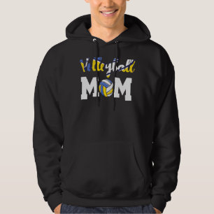 Volleyball Mom Mom Sporty Family Connection Hoodie