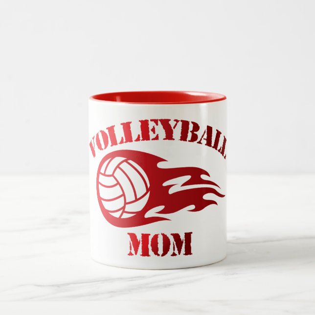 Volleyball Mom Mug (Center)