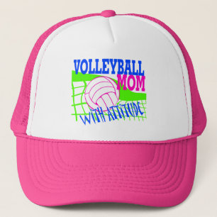 Volleyball Mom With Attitude Trucker Hat