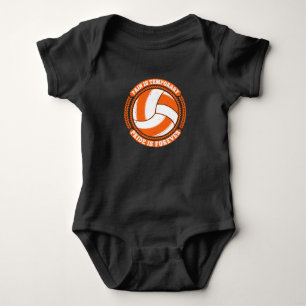 Volleyball -Pain Temporary Pride Forever Baby Bodysuit