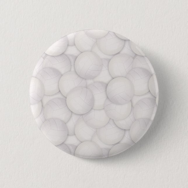 Volleyball Pattern Button (Front)