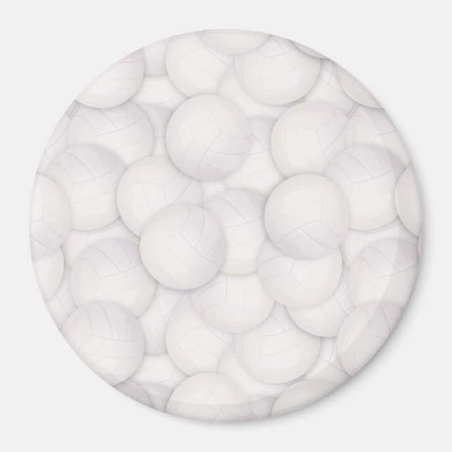 Volleyball Pattern Magnet (Front)