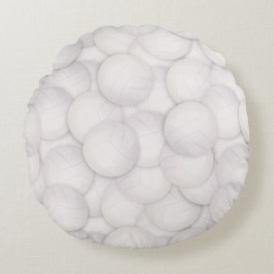 Volleyball Pattern Throw Pillow