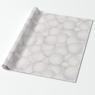 Volleyball Pattern Wrapping Paper