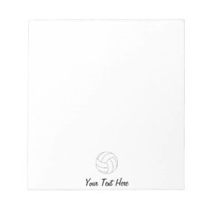 Volleyball Personalized Notepad