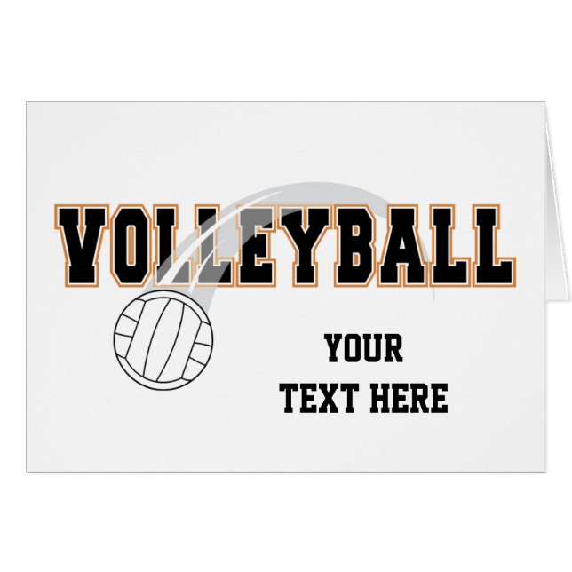 Volleyball (personnalisable) (Devant horizontal)