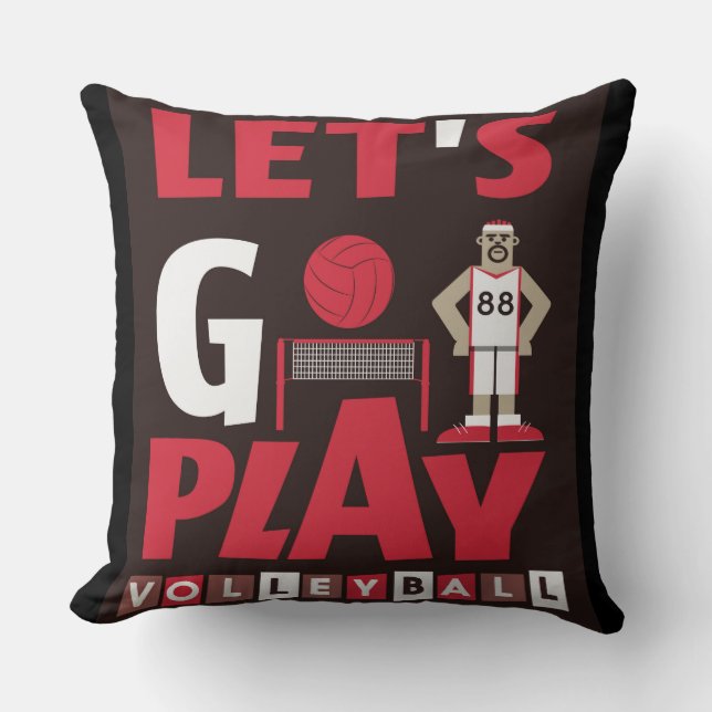Volleyball Pillow (Front)