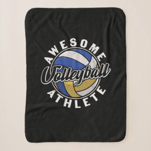 Volleyball Player Awesome Volleyball Sherpa Blanket