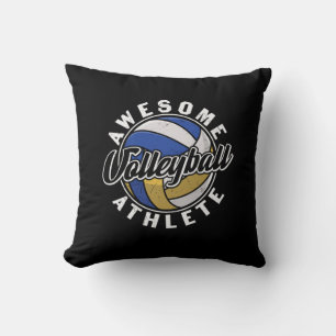 Volleyball Player Awesome Volleyball Throw Pillow