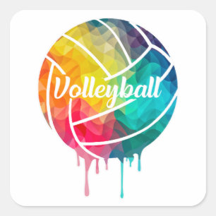 Volleyball Player Beach Volleyball Team Gift Idea Square Sticker