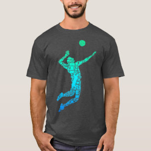Volleyball Player Boys Men Youth  T-Shirt