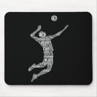 Volleyball Player Boys Youth Men Mouse Pad