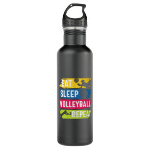 Volleyball Player   Eat Sleep Volleyball Repeat 710 Ml Water Bottle