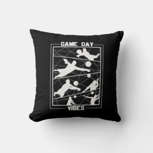 Volleyball Player Game Day Vibes Throw Pillow