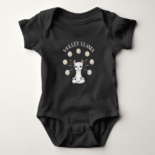 Volleyball Player Girl Llama Lover Daughter Baby Bodysuit