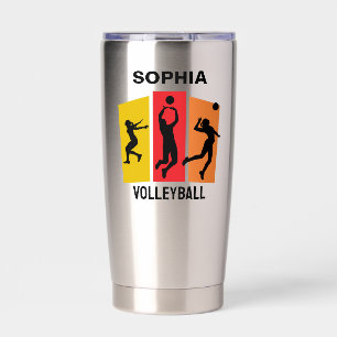 Volleyball Player Girl, Sport Girl Insulated Tumbl Tumbler