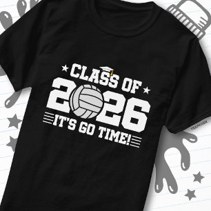 Volleyball Player Graduation Class of 2026 Senior T-Shirt