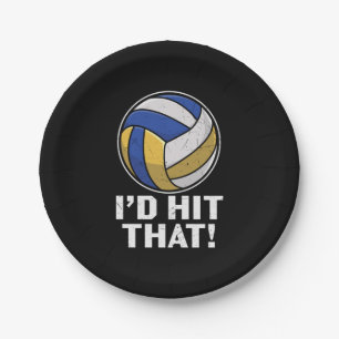 Volleyball Player   I Would Hit That Paper Plate